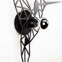 Opviq Lámpara de Pared Negra W-053